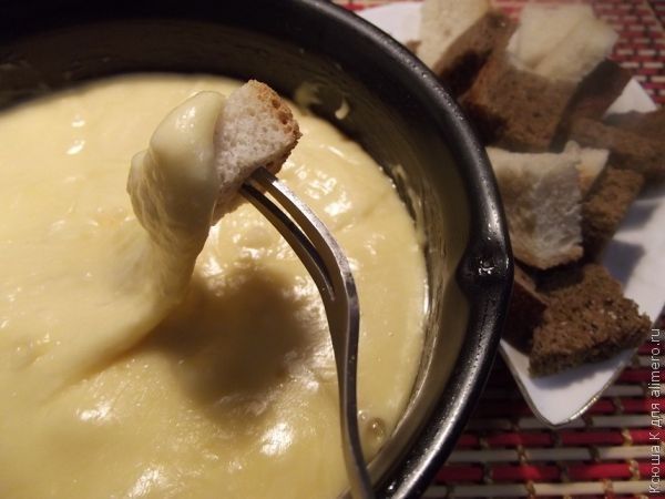 Как приготовить сырное фондю по пошаговому рецепту с фото