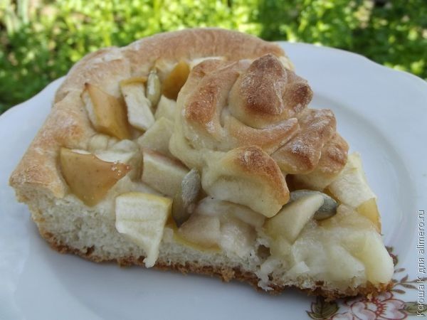 пирог с яблоками рецепт с фото