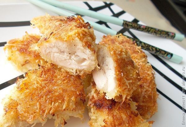 Вкусные рецепты курицы в панировочных сухарях
