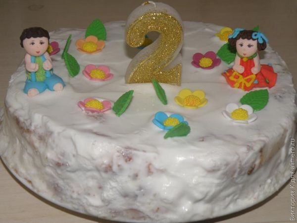 Бисквитный торт со сметанным кремом - пошаговый рецепт с фото на gkhyarovoe.ru