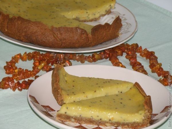Открытый пирог с клубникой - рецепт с фото пошагово