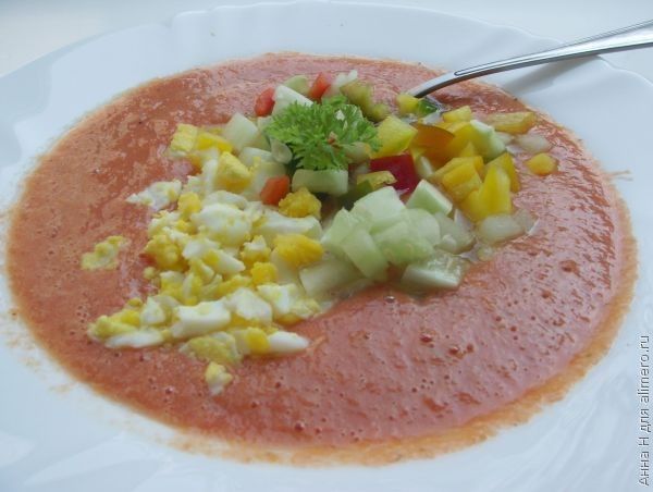 Гаспачо. Испанский холодный суп