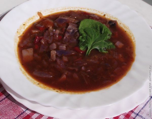 Тосканский овощной суп