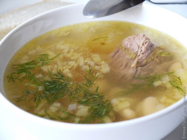 Постный суп с фасолью: рецепт с фото пошагово