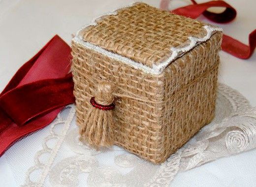 Поделки из мешковины Поделки из мешковины