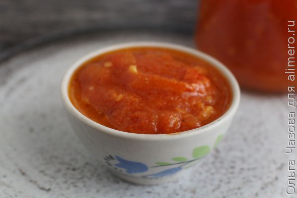 Остренький соус из помидоров «Фантомас»