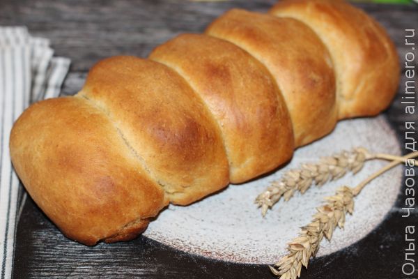 Греческий хлеб дактила из нескольких видов муки