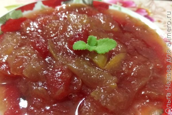 Рецепт вкусного сливово-яблочного варенья