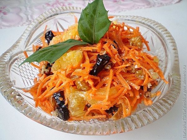 Морковно-апельсиновый салат