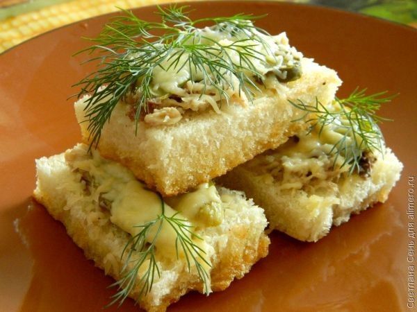 Бутерброды с сардинами
