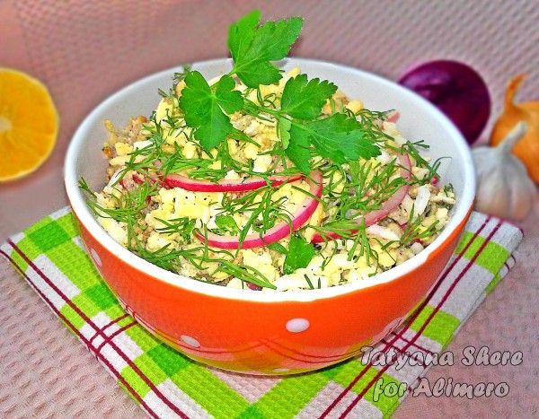 Салат из скумбрии - Пошаговый рецепт с фото | Салаты