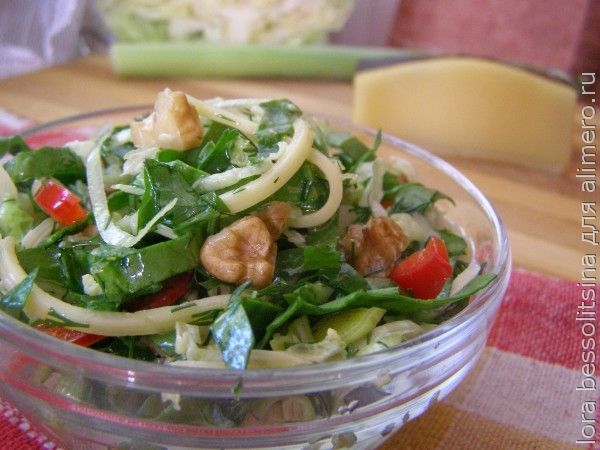 Салат со шпинатом рецепты простые в домашних условиях с фото пошагово