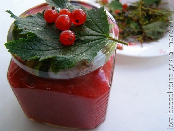 Красная смородина с сахаром на зиму, рецепты с фото
