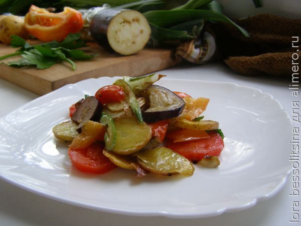 картошка с овощами