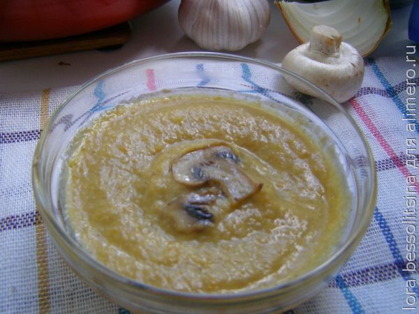 грибной суп-пюре