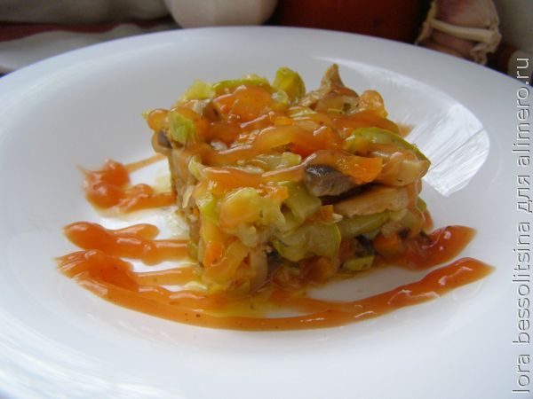 Фаршированные кабачки (постное блюдо), пошаговый рецепт на ккал, фото, ингредиенты - ЯНА