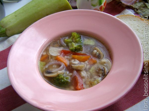 диетические блюда - лугкий суп