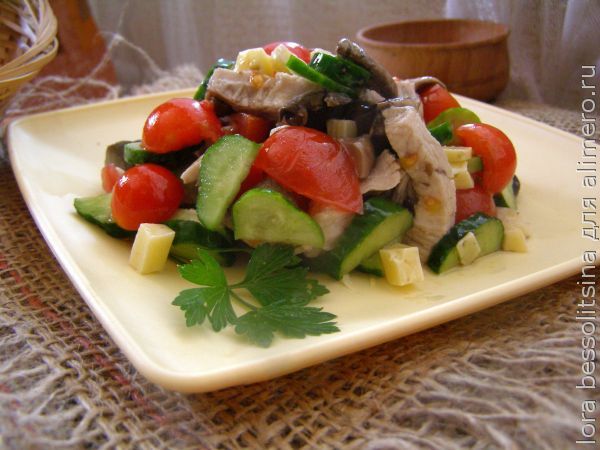 диетические блюда - сбалансированный салат