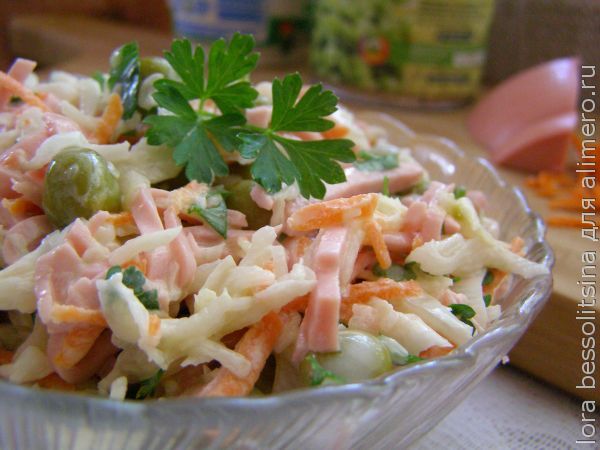 1. Домашний салат из свеклы и картофеля
