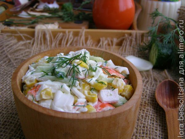 крабоввый салат