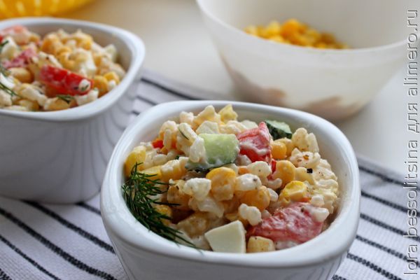 Постный салат с рисом — рецепт с фото пошагово. Как приготовить постный салат с рисом и кукурузой?