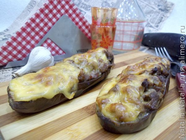 Как вкусно приготовить баклажаны с мясом – лодочки в духовке