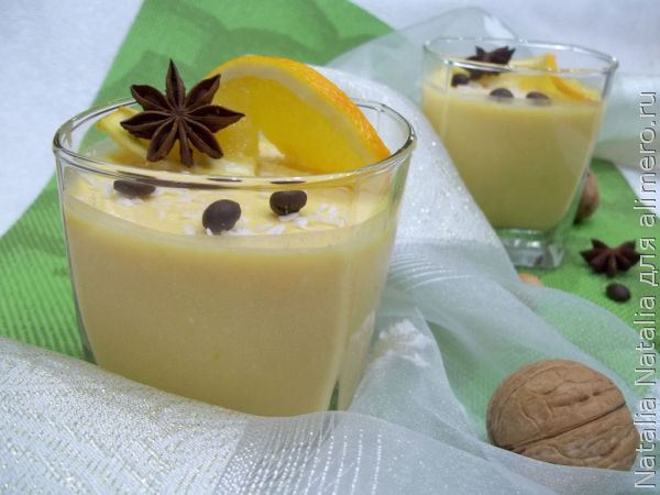 Нежное творожное желе – простой десерт с тыквой и апельсином за 30 минут