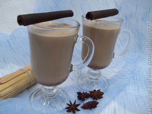Быстрый шоколадный напиток с коньяком за 15 минут
