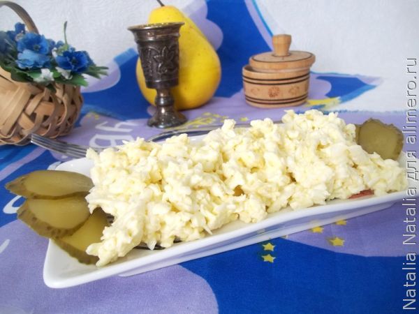 Салат «Нежность» с плавленым сыром