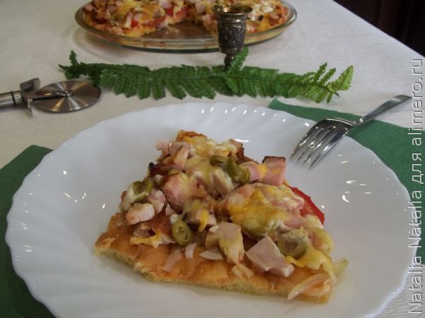 Лучшая пицца с оливками и помидорами – вкусный рецепт с фото