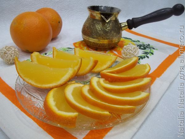 Научитесь готовить вкусные желейные апельсиновые дольки - простой рецепт