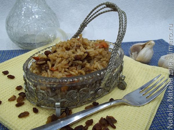 Самый вкусный сладкий рис с изюмом – вкусно, быстро и красиво