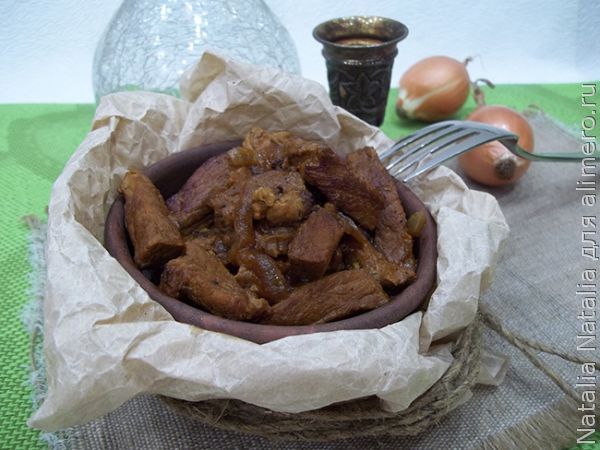Как приготовить вкусный гуляш из свинины в томате - простой рецепт