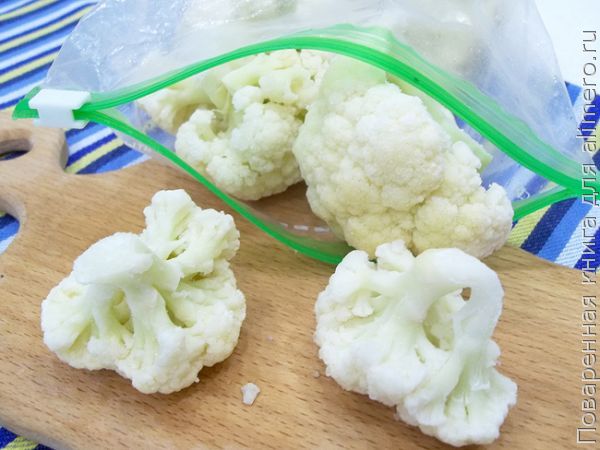 Как заморозить цветную капусту – проверенный рецепт