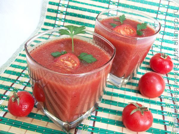 Обожаю холодный томатный суп гаспачо – ресторанное блюдо в домашних условиях