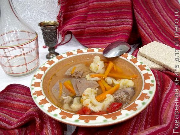 Мой новый рецепт овощного супа с языком – просто, вкусно, быстро