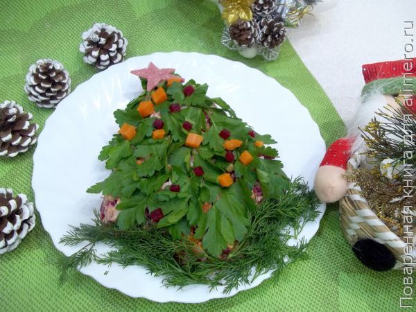 Мой новый салат «Новогодняя елка» - отличное блюдо для праздничного стола