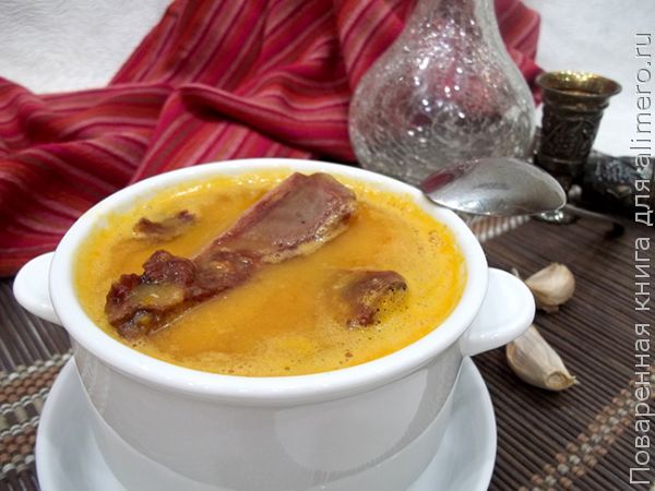 Вкусный и недорогой суп-пюре из чечевицы