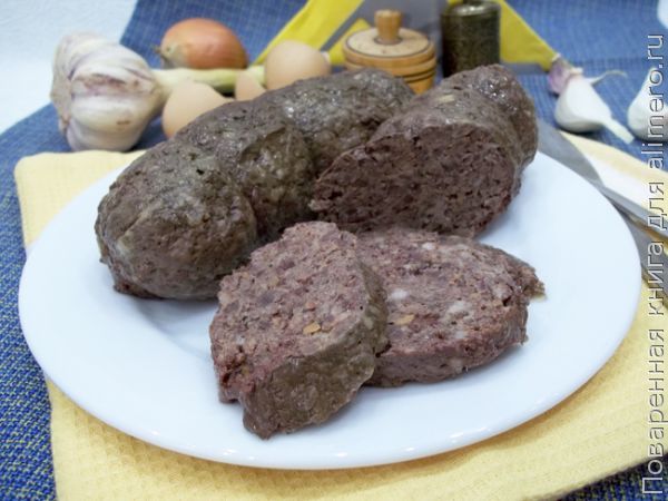 Простой рецепт приготовления домашней ливерной колбасы без кишок