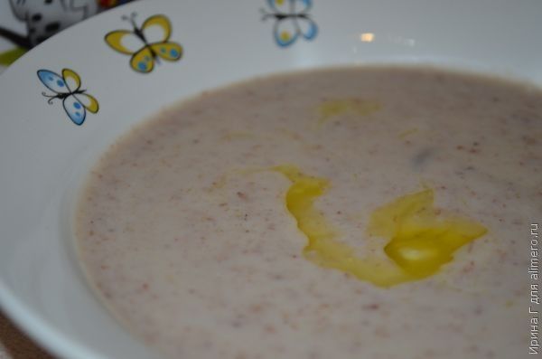 молочный суп-пюре из гречки рецепт