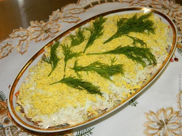 салат со шпротами