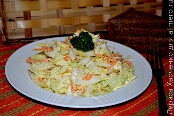 Салат с копченым сыром «Косичка» и морковью по-корейски - пошаговый рецепт с фото на Готовим дома