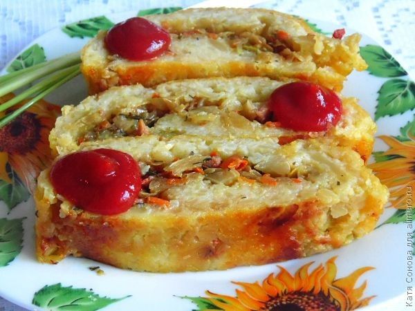 Рулеты из картофеля с мясом и сыром - простой и вкусный рецепт с пошаговыми фото
