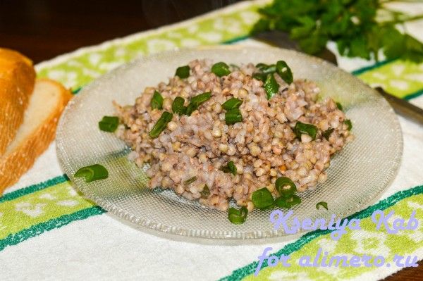 Зеленая гречка с овощами, пошаговый рецепт на ккал, фото, ингредиенты - Natalya LF