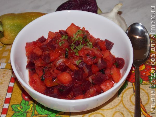 Овощное рагу со свеклой и капустой – Рагу из свеклы и капусты, пошаговый рецепт с фото