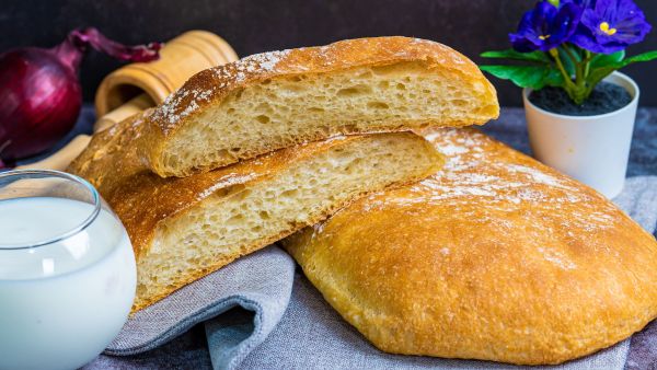 Итальянский пшеничный хлеб «Чиабатта»