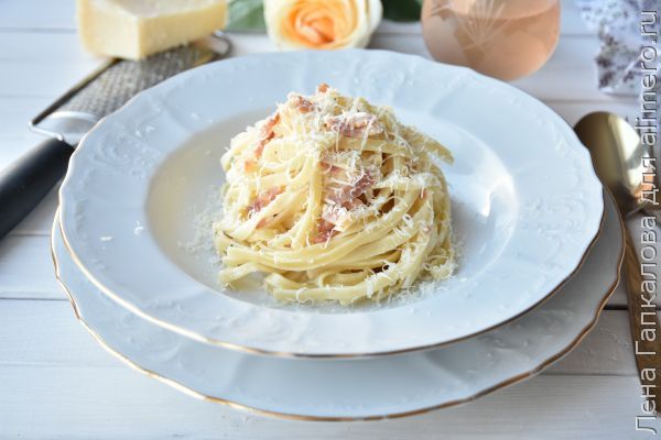 Идеальная паста Карбонара — классический итальянский рецепт