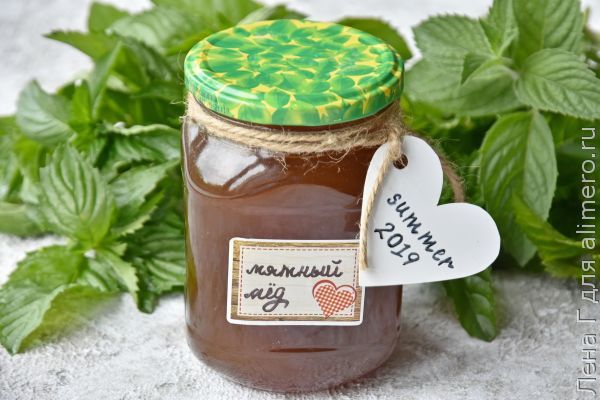 Мятный мед или варенье из мяты - отличная заготовка на зиму