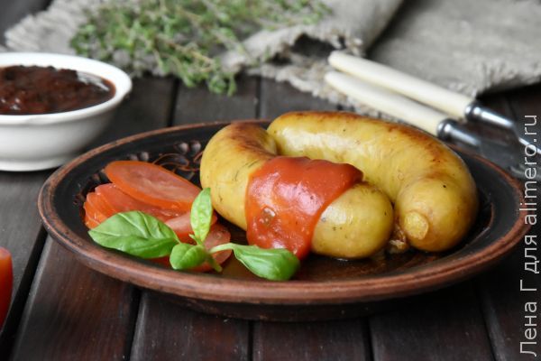 Колбаски картофельные для сезона пикников
