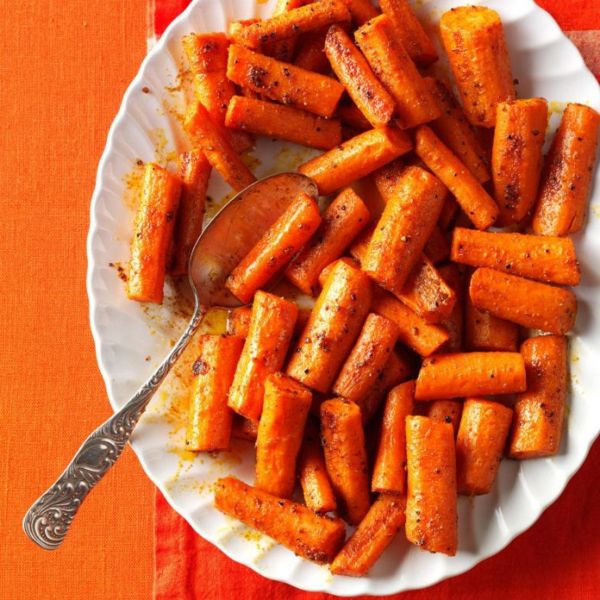 Запечённая пряная морковь: быстрый и вкусный гарнир